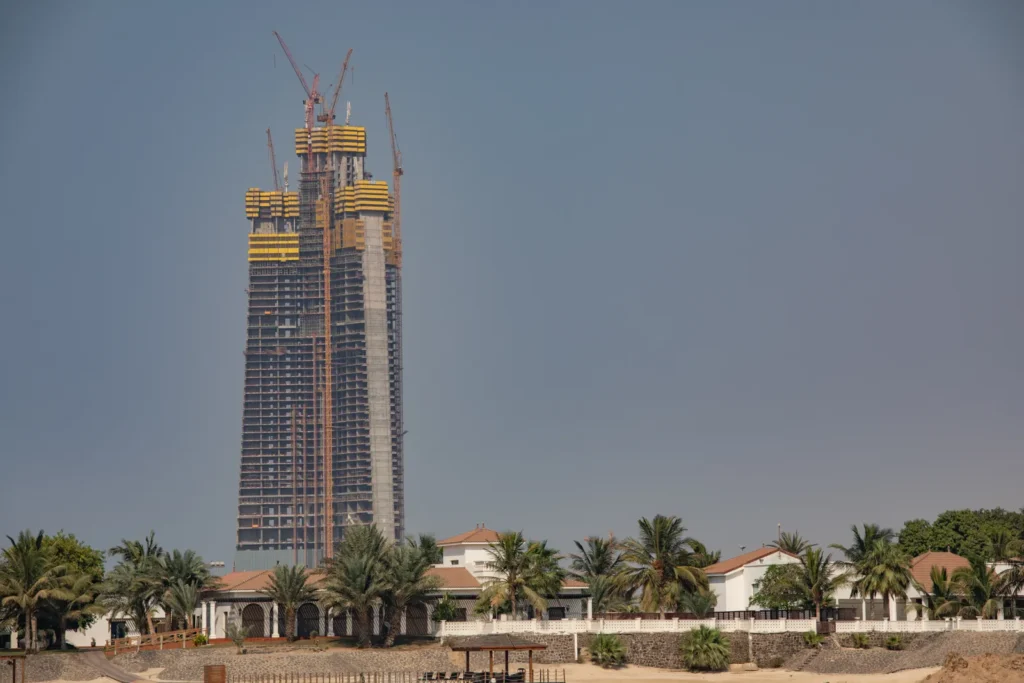 LA TORRE JEDDAH EN PROCESO DE CONSTRUCCION